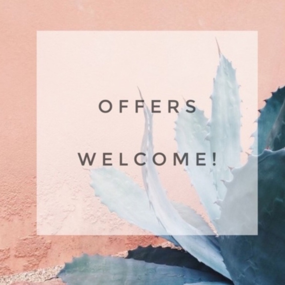 Offers are always welcome! 😍
